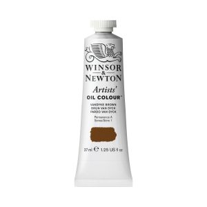 สีน้ำมันเกรดศิลปินหลอดเดี่ยว Winsor & Newton 37มล. S1 เบอร์ 676 Vandyke Brown