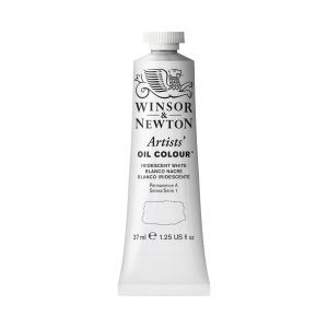สีน้ำมันเกรดศิลปินหลอดเดี่ยว Winsor & Newton 37มล. S1 เบอร์ 330 Iridescent White