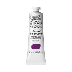 สีน้ำมันเกรดศิลปินหลอดเดี่ยว Winsor & Newton 37มล. S4 เบอร์ 491 Permanent Mauve