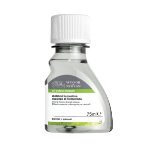 สื่อผสมสีน้ำมัน Distilled Turpentine Winsor & Newton 75มล. #3021744
