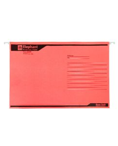 แฟ้มแขวน ตราช้าง รุ่น 925 สีแดง 