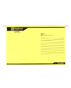 แฟ้มแขวน ตราช้าง รุ่น 925 สีเหลือง 