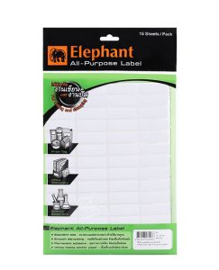 แล็บสติ๊กเกอร์ All-Purpose ตราช้าง เบอร์ A5 ขนาด 13X38 mm