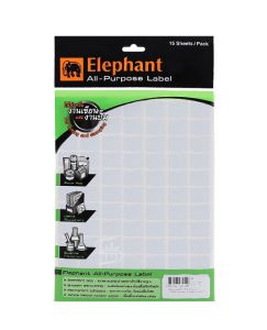 แล็บสติ๊กเกอร์ All-Purpose ตราช้าง เบอร์ A4 ขนาด 16X21 mm