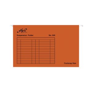 แฟ้มแขวน Elfen 505 F4 สีส้ม (แพ็ค 10 ชิ้น)