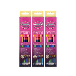สีไม้ 2 หัว 12 สี มาสเตอร์อาร์ตรุ่น 5Stars (3กล่อง/แพ็ค)