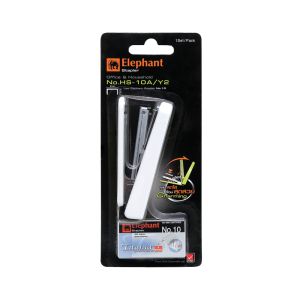 ชุดเครื่องเย็บพร้อมลวด ตราช้าง HS-10A/Y2 สีขาว