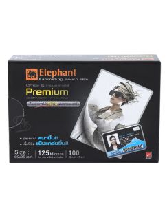 ฟิล์มเคลือบบัตร ตราช้าง Premium 65x95มม.125 ไมครอน 