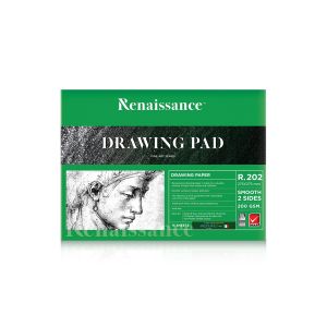 สมุดวาดภาพ Renaissance รุ่น R202 ขนาด 275x375 มม. (ผิวเรียบ) 