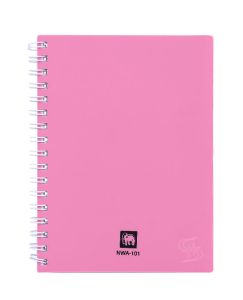 สมุดบันทึกริมลวด ตราช้าง NWA-101 รุ่นนีออน ขนาด A6 (คละสี)