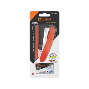 ชุดเครื่องเย็บพร้อมลวด ตราช้าง HS-10EN/Y2 สีแดง