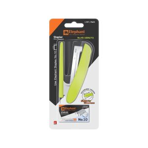 ชุดเครื่องเย็บพร้อมลวด ตราช้าง HS-10EN/Y2 สีเขียว