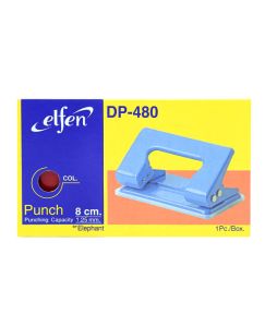 เครื่องเจาะกระดาษ 2 รู Elfen DP-480 (คละสี)