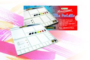 จานผสมสีน้ำ Renaissance #H1 30.5X14 ซม.