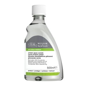 สื่อผสมสีน้ำมัน Gloss Varnish Winsor & Newton 500มล. #3049732