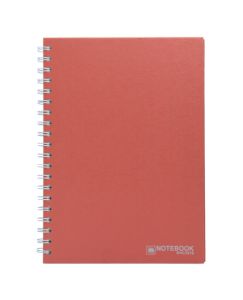 สมุดบันทึกปกแข็งริมลวด ตราช้าง SATIN WHC-301S ขนาด B5 (คละสี) 