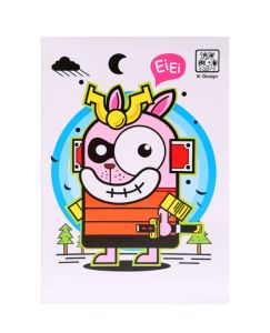 สมุดบันทึกปกอ่อน ตราช้าง รุ่น K-101 60 แกรม 30 แผ่น (คละลาย) 