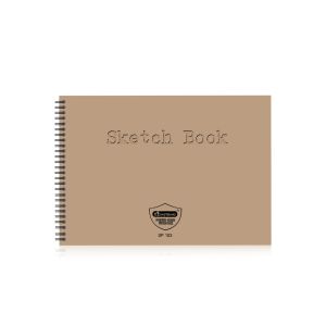 สมุดสเก็ตซ์ริมลวดมาสเตอร์อาร์ตรุ่น SP103 ขนาด A4 100แกรม 50แผ่น สีน้ำตาล