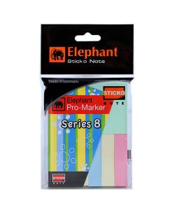 กระดาษโน๊ตแถบกาว ตราช้าง Pro-marker Series 8 
