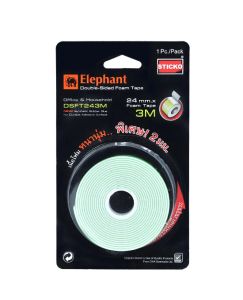 เทปโฟมกาวสองหน้า ตราช้าง (24X3) 