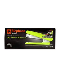 เครื่องเย็บกระดาษ ตราช้าง เบอร์ HS-E10 นีออน 