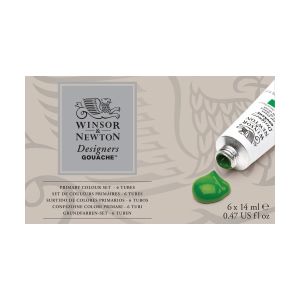 ชุดสีกวอช Winsor & Newton Designers Gouache Set 14มล. x 6สี #0690174