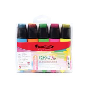 ปากกาเน้นข้อความ ควอนตั้ม QH710 (คละสี 5 แท่ง)