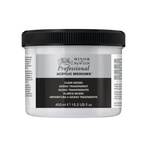 สื่อผสมสีอะคริลิค Clear Gesso Winsor & Newton  450มล. #3050919