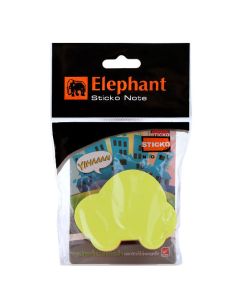 กระดาษโน๊ตแถบกาว ตราช้าง ไดคัทรูปรถโฟล์ค 