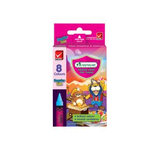 สีเทียนขนาดมาตรฐาน มาสเตอร์อาร์ต 8 สี