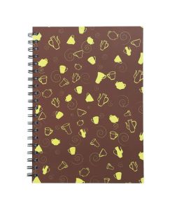 สมุดบันทึกปกแข็งริมลวด ตราช้าง รุ่น WHC-601 ขนาด B5 (คละลาย)