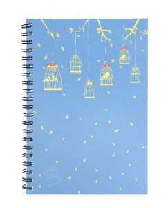 สมุดบันทึกปกกระดาษ ตราช้าง รุ่น W-104 ขนาด B6 (คละลาย)