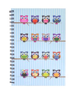 สมุดบันทึกปกกระดาษ ตราช้าง รุ่น W-105 ขนาด B6 (คละลาย)