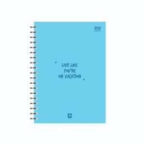 สมุดบันทึกปกกระดาษ ตราช้าง รุ่น W-106 ขนาด A5 (คละลาย)