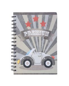 สมุดบันทึกปกแข็งริมลวด ตราช้าง รุ่น WHC-606 ขนาด A5 (คละลาย)