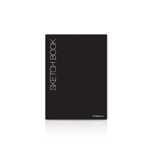 สมุดวาดภาพปกดำ Renaissance ขนาด A4 รุ่น N-102 120 แผ่น