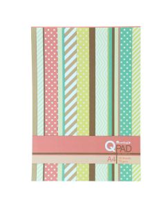 สมุดฉีก Quantum รุ่น QP125 70 แกรม 30 แผ่น (คละลาย)