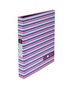 แฟ้ม 2 ห่วง ตราช้าง รุ่น 228B ปกกระดาษพิมพ์ลาย (คละสี) 