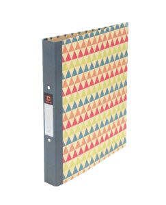 แฟ้ม 2 ห่วง ตราช้าง รุ่น 229A ปกกระดาษพิมพ์ลาย (คละสี) 