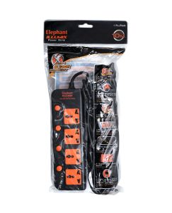 ปลั๊กไฟ 4 ช่อง สวิตซ์แยก 10 เมตร No.4410 ตราช้าง