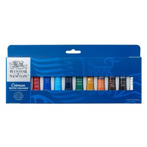 ชุดสีน้ำคอทแมน Winsor & Newton 8มล. x 12สี Tube Set #0390636