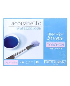 กระดาษวาดภาพ Fabriano Studio Torchon ER/TW 270แกรม ขนาด23x30.5cm 50 แผ่น