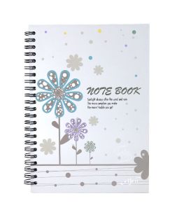 สมุดปกแข็งริมลวด ขนาด A5 ลายแฟนซี EF-901 ELFEN