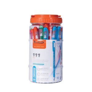 ปากกาลูกลื่น Quantum Skate 111 น้ำเงิน (กระบอก 50 แท่ง) 