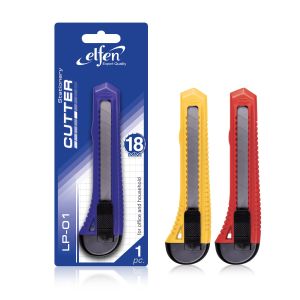 คัตเตอร์ เอลเฟ่น รุ่น LP-01 ขนาด 18มม. (คละสี) 