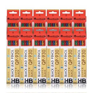 ดินสอดำ HB ควอนตั้ม QP930 (คละสี 144 แท่ง)