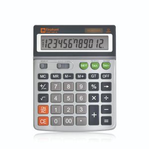 เครื่องคิดเลข ตราช้าง รุ่น L03-12D S สีเงิน 