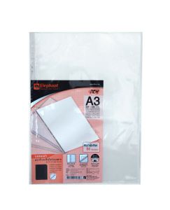 ซองอเนกประสงค์ (เติมไส้แฟ้ม) 0.09 มม. ตราช้าง ขนาด A3 (แนวตั้ง) 10 ซอง/แพ็ค