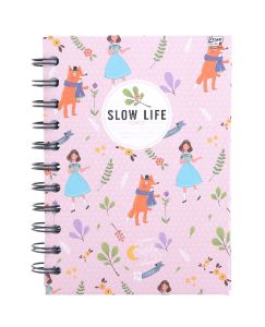 สมุดบันทึกริมลวด ตราช้าง รุ่น WHC-616 ขนาด A6 (คละลาย) 