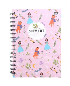 สมุดบันทึกริมลวด ตราช้าง รุ่น WHC-614 ขนาด A5 (คละลาย) 